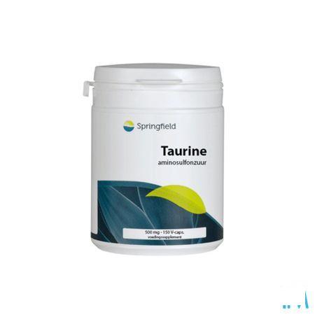 Taurine 500 mg Springfield V-Capsule 150  -  Springfield Nutraceuticals