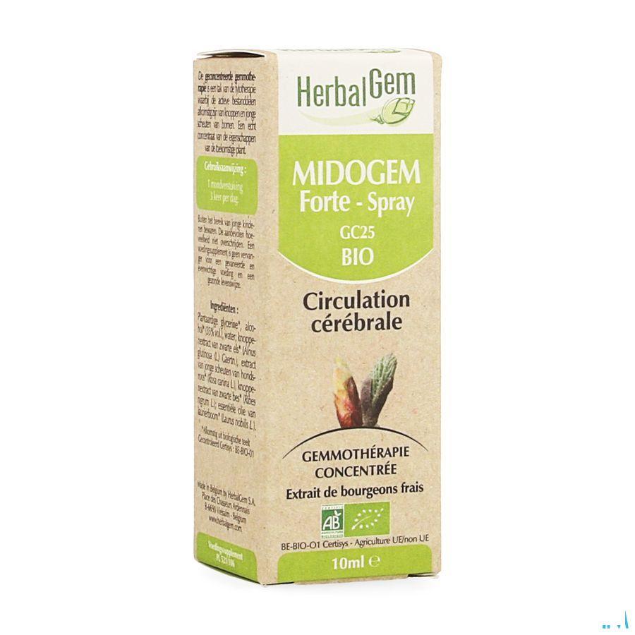 Herbalgem Midogem Forte Complex Circul.cerebr.spr10 ml  -  Herbalgem
