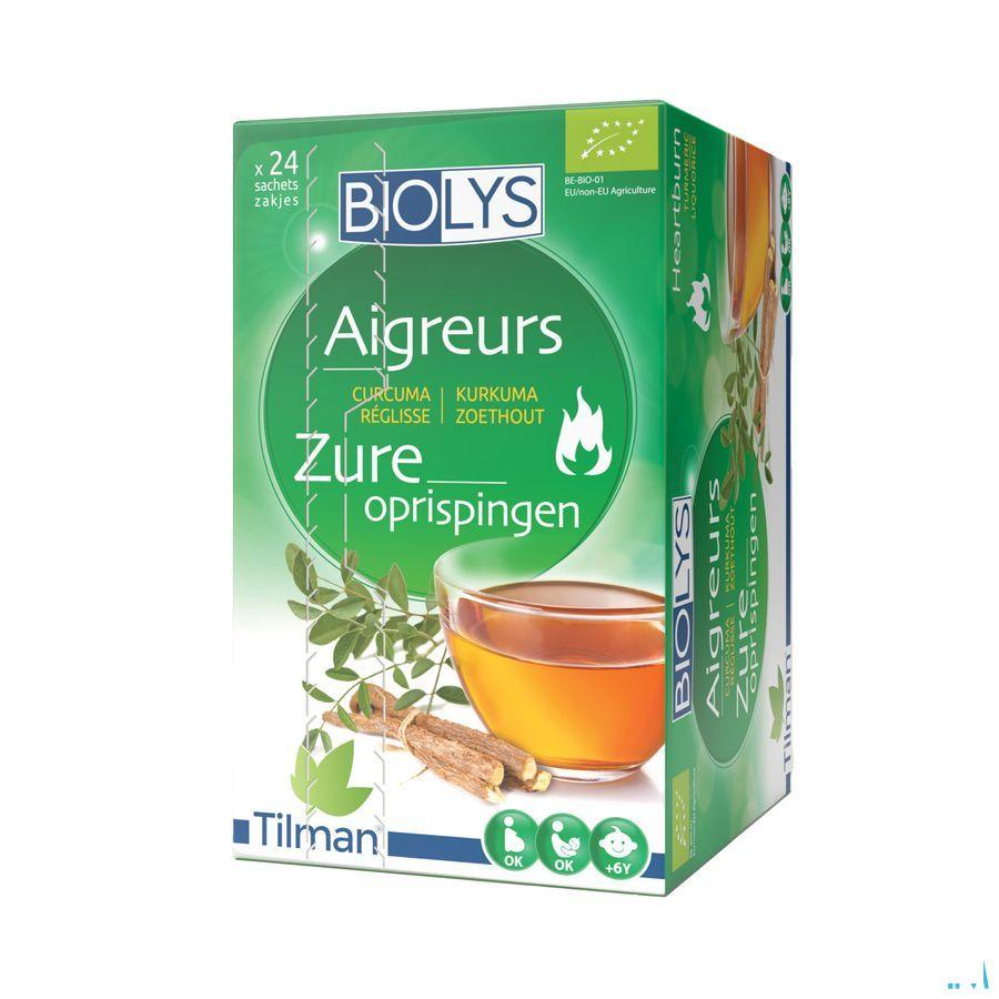 Biolys Curcuma-reglisse Sachets 24  -  Tilman