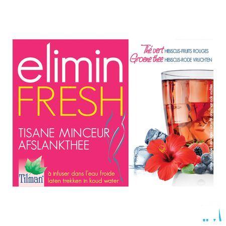 Elimin Fresh Hibiscus- Rode Vruchten Tea-bags 24  -  Tilman