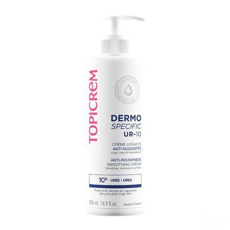 Topicrem Ur10 Creme Smoothing Anti ruwheid 500 ml