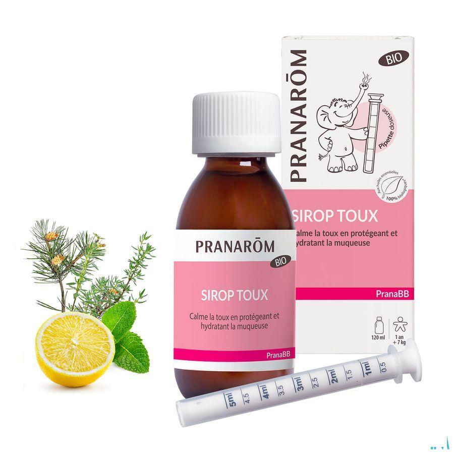 Pranabb Keelsiroop Bio Droge Hoest 100ml  -  Pranarom
