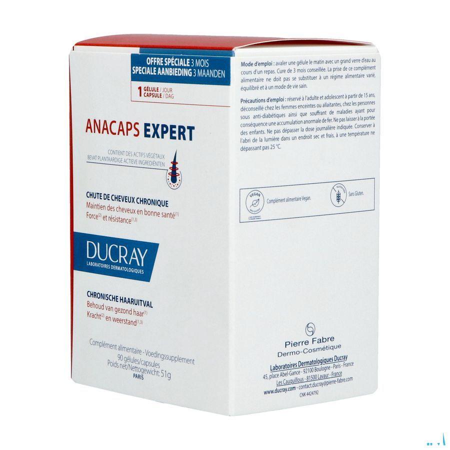 Ducray Anacaps Expert Progres. Haarutival Caps 90