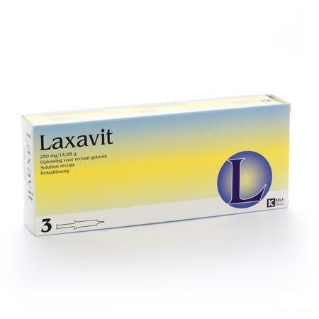 Laxavit Micro Enema Inj 3X12ml