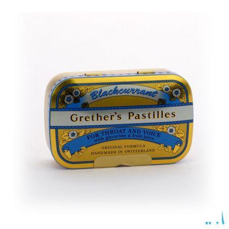 Grether's Pastilles Blackcurrant Pastille 110 gr  -  Melisana