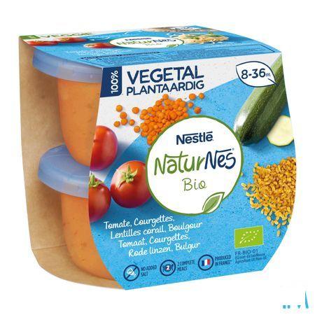 Naturnes Plantaardig Tom.Courg.Koraal.Boulg.2X190G  -  Nestle