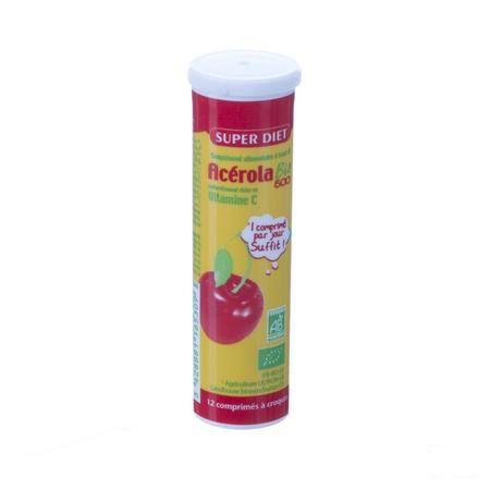 Super Diet Acerola 500 Bio Tube Tabletten 12  -  Superdiet Laboratoires