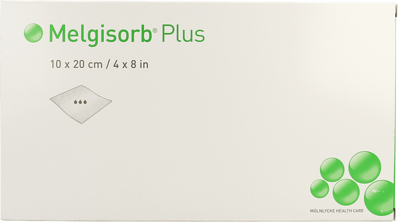 Melgisorb Plus Cavity Kompres Steriel 10X20Cm 5 252500  -  Molnlycke Healthcare