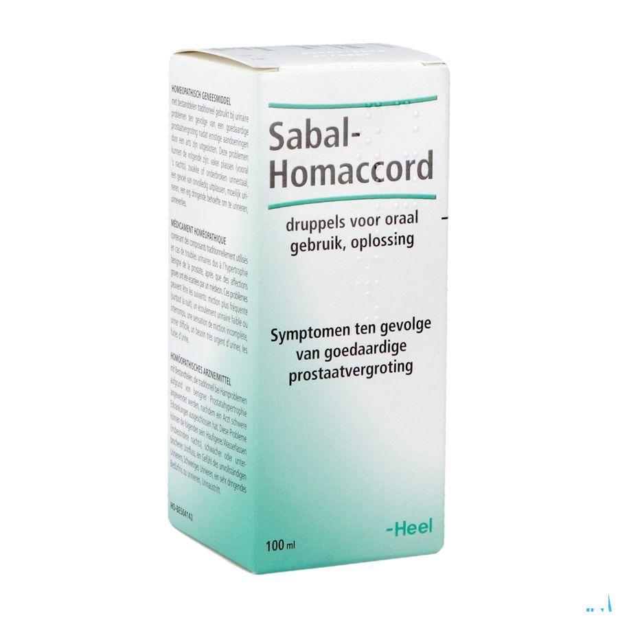 Sabal-homaccord Druppels 100 ml  -  Heel