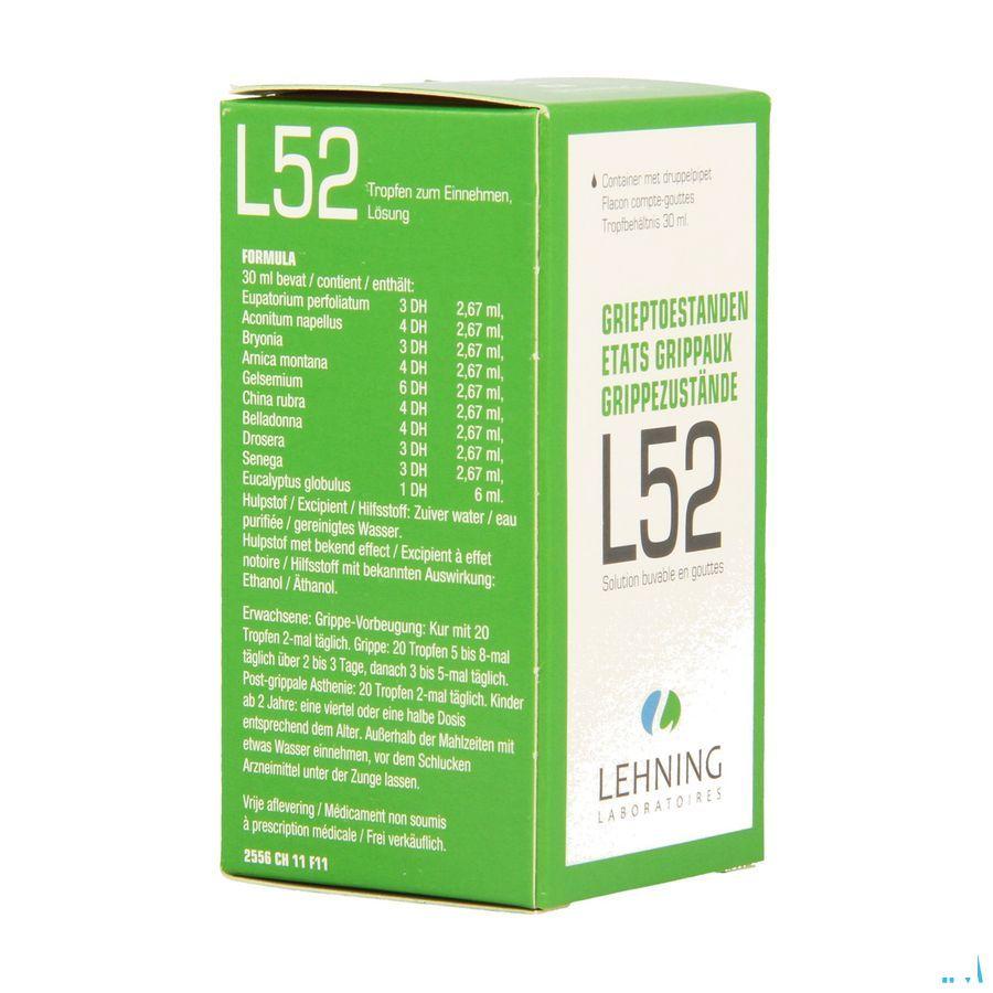 Lehning L 52 Gouttes 30 ml  -  Lab. Lehning