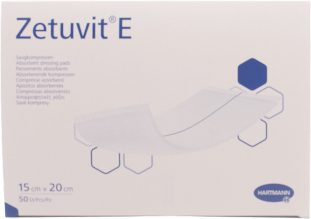 Zetuvit E N/St 15X20Cm 50 4138623  -  Hartmann