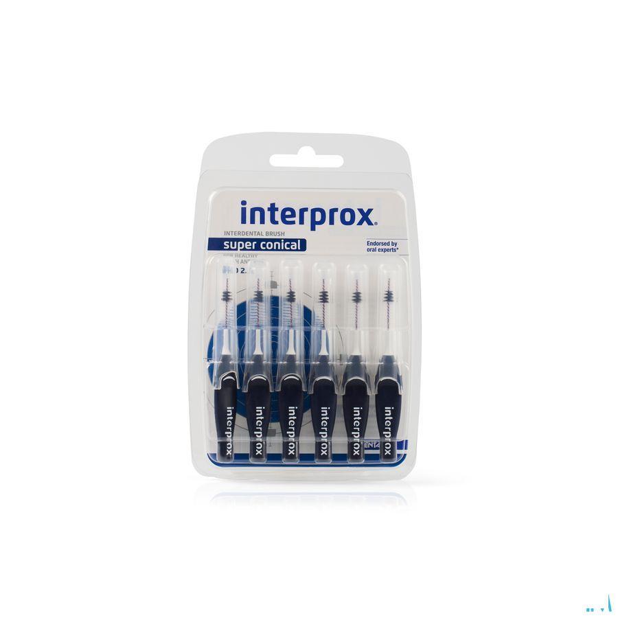 Interprox Super Conical Donkerblauw Interdent 6