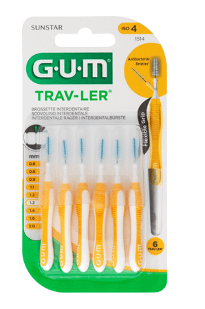 Gum Trav-ler Interdent.borsteltje 1,3mm 6 1514m6
