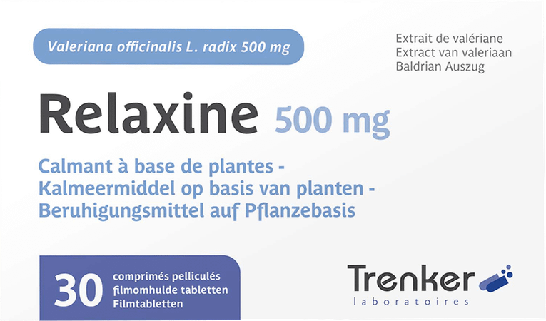Relaxine 500 mg Comprimes Pellicules 30  -  Trenker