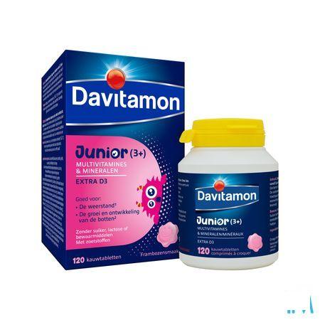 Davitamon Junior Framboos V1 Tabletten 120