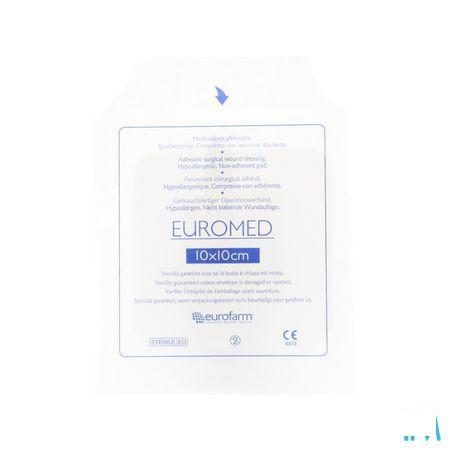 Euromed 10x10cm 1 Eilandpleister Steriel  -  I.D. Phar