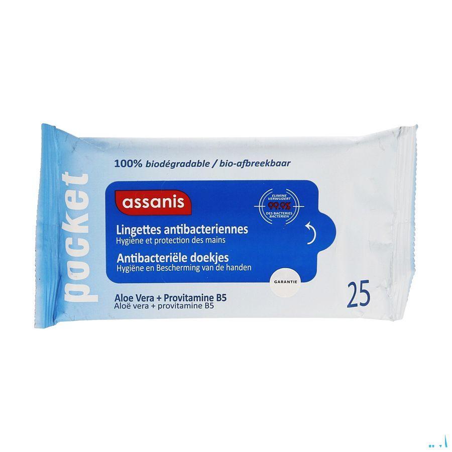 Assanis Pocket A/bact. Doekje Z/spoelen 25