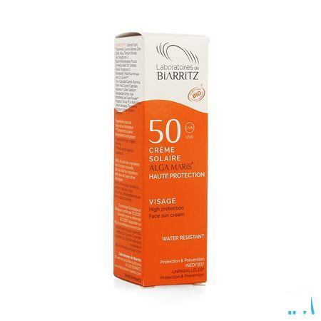 Alga Maris Zonnecreme Gezicht Ip50 50 ml  -  Lab. De Biarritz