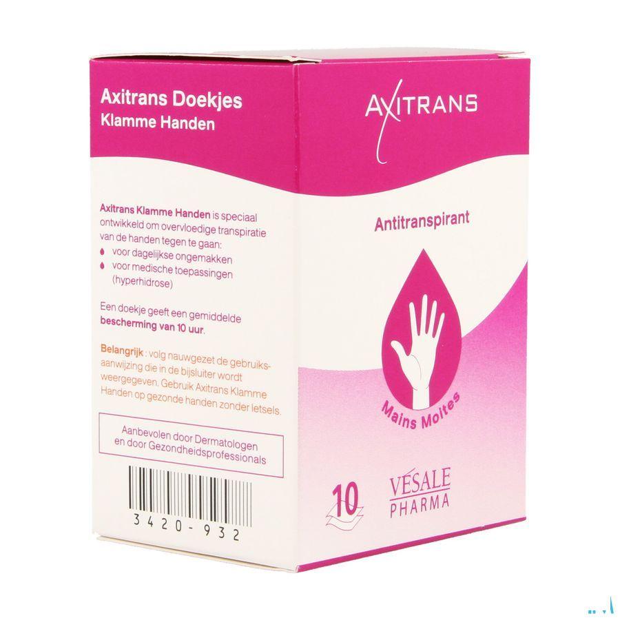Axitrans Klamme Handen Doekjes 10