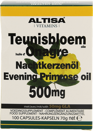 Altisa Teunisbloemolie 500 mg Capsule 100  -  Dieximport