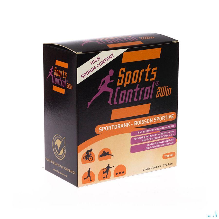 Sportscontrol 2win Tropical Poeder Zakje 6x37,75 gr 