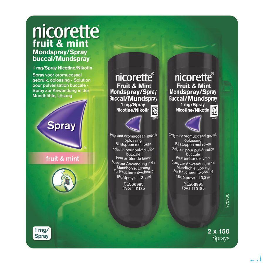 Nicorette Fruit & Mint 150 Dosis Spray 2