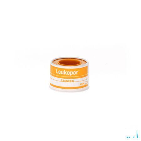 Leukopor Deksel Kleefpleist. 2,50cmx5,0m 1 0247200