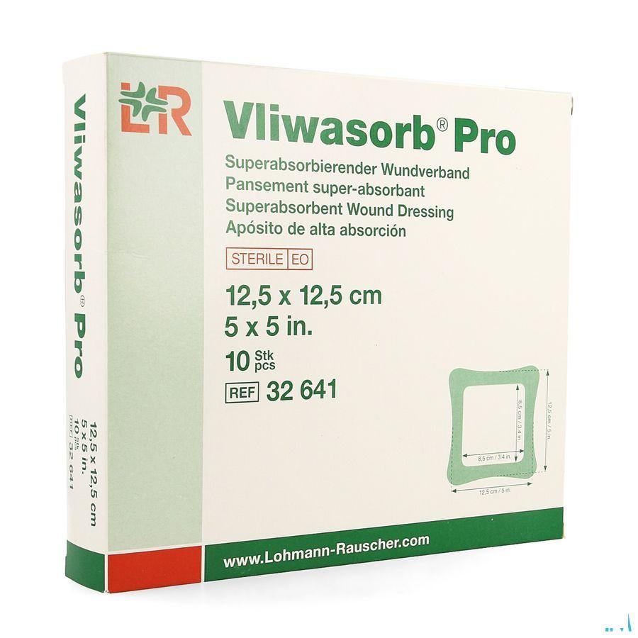 Vliwasorb Pro Pansement 12,5X12,5Cm 10 32641