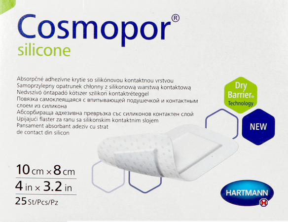 Cosmopor Silicone 10,0 x  8Cm 25