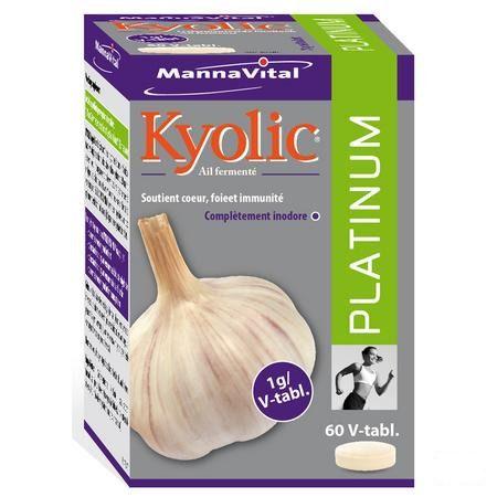 Mannavital Kyolic Platinum (ail Fermente) 60 caps