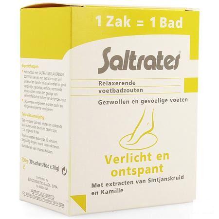 Saltrates Relaxerende Voetbadzouten 10X20 g