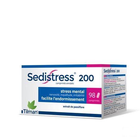 Sedistress 200 Omhulde Tabletten 98  -  Tilman