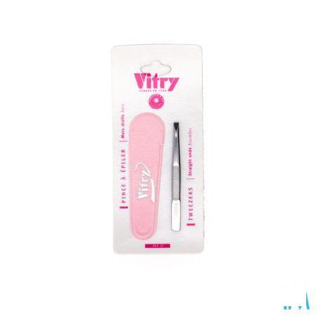 Vitry Classic Epileerpincet Recht Inox 1012  -  Vitry
