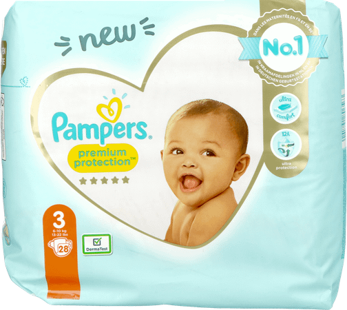 Pampers Premium Protection Carry Pack S3 28