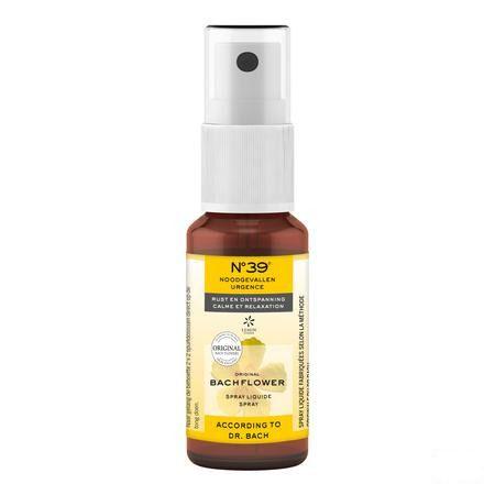 Bachbloesem Bio Nr 39 Noodgevallen Spray 20 ml  -  Eureka Pharma