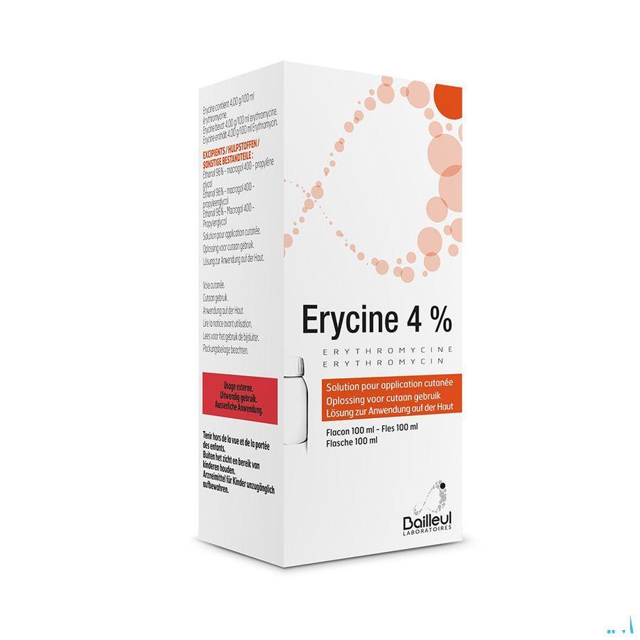 Erycine 4 % Oplossing Application Cutanee 100 ml