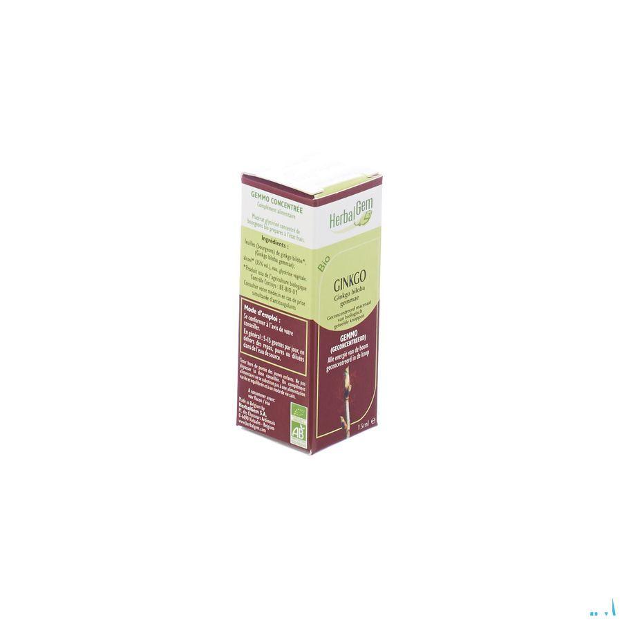 Herbalgem Ginkgo Biloba Maceraat 15 ml  -  Herbalgem
