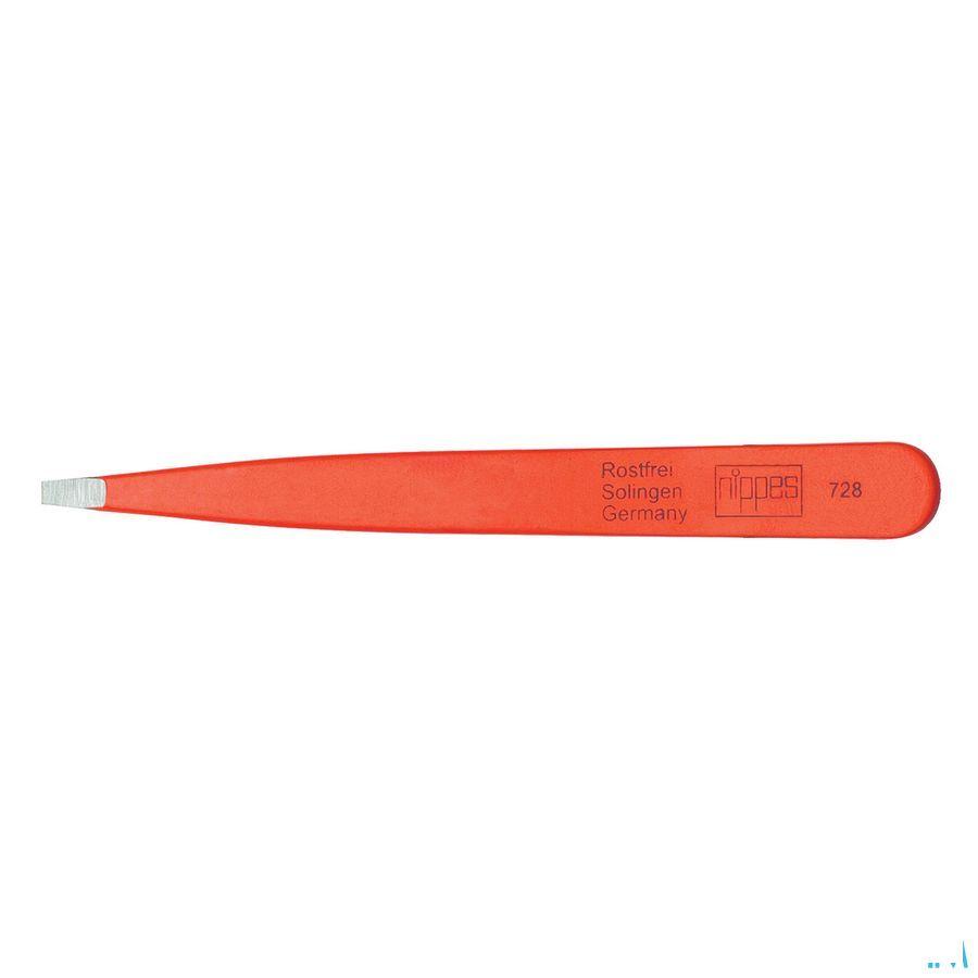 Nippes Pince Epiler Droite Orange N728  -  Bomedys