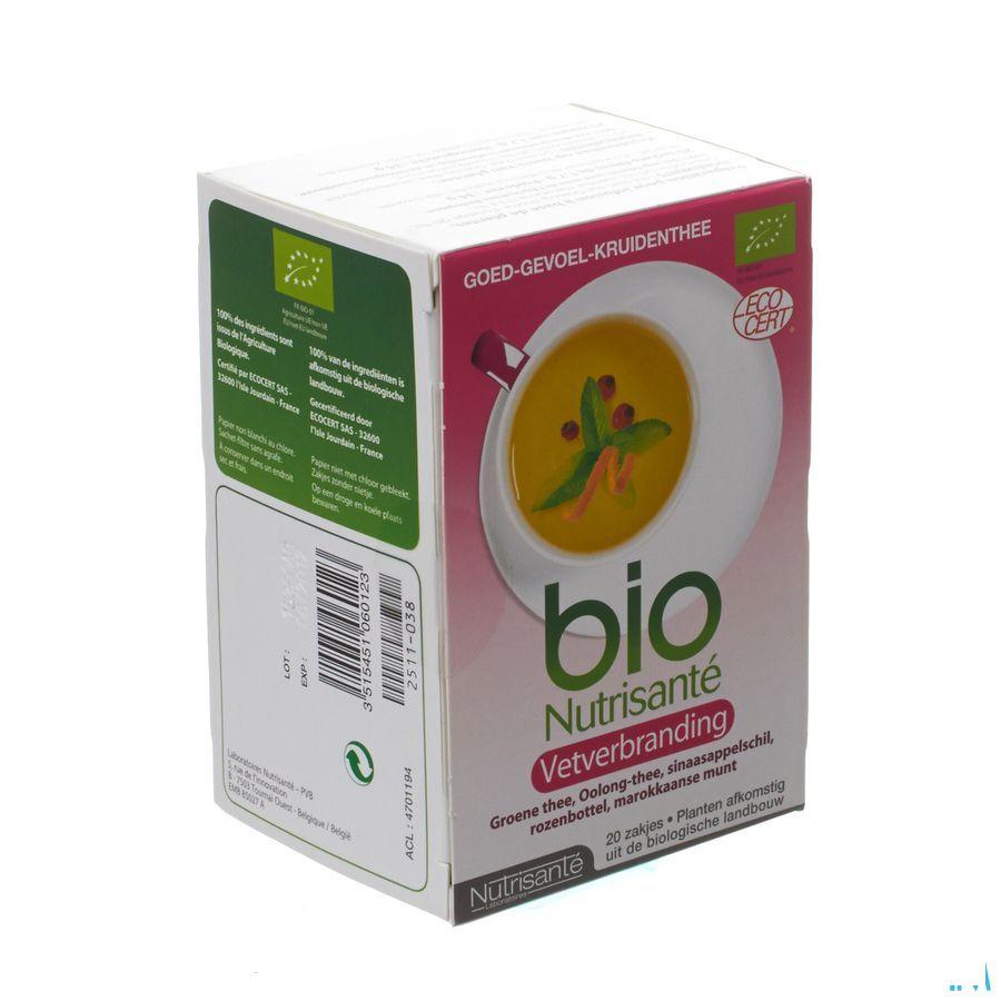 Infusie Bio Vetverbrander Zakje 20  -  Nutrisante
