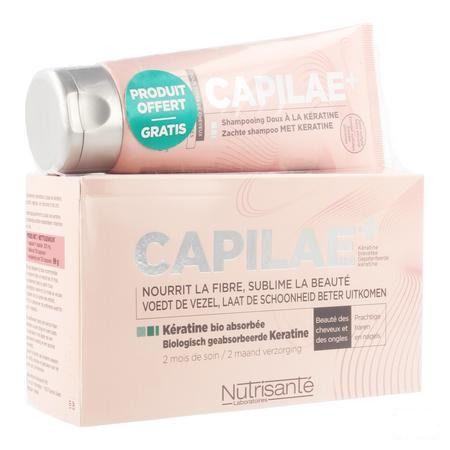 Capilae 2m Capsule 120 + Shampooing Keratine 100 ml  -  Nutrisante