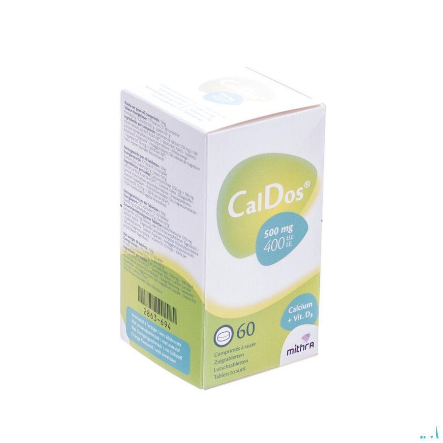 Caldos Mithra 500 mg/10 µg Comprimes A Sucer-croquer 60 