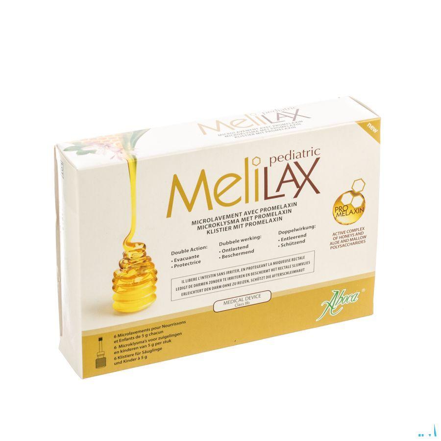 Melilax Pediatric Microlavement 6x5 gr  -  Aboca