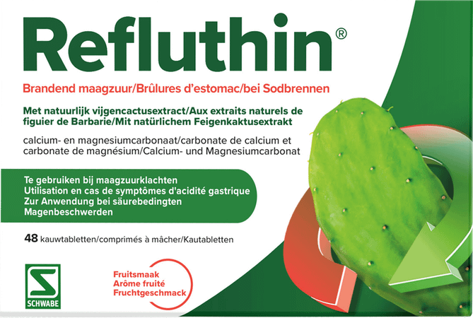 Refluthin Fruit Kauwtabl 48