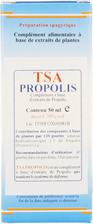 Propolis Tsa Tinktuur Druppels 50 ml  -  Herboplanet
