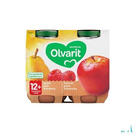 Olvarit Appel Peer Framboos 2x200 gr 12m55  -  Nutricia