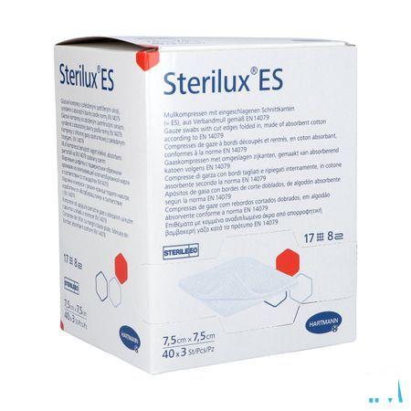 Sterilux Es Cp Ster 8Pl 7,5X 7,5cm 40 x 3 9154185