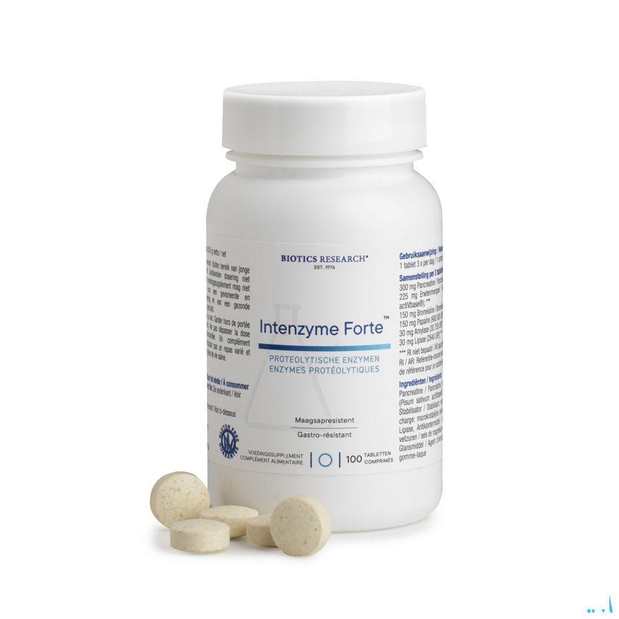 Biotics Intenzyme Forte 100 tabletten  -  Energetica Natura