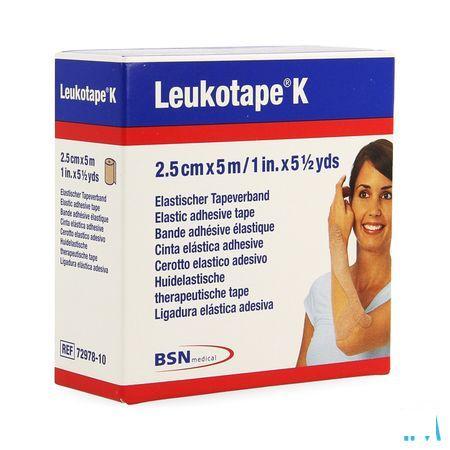 Leukotape K Bande Adh Elast Chair 2,5cm x 5M 1