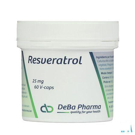 Resveratrol Capsule 60x25 mg  -  Deba Pharma