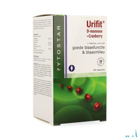 Fytostar Urifit D-mannose + Cranberry Maxi Capsule 60  -  Ocebio